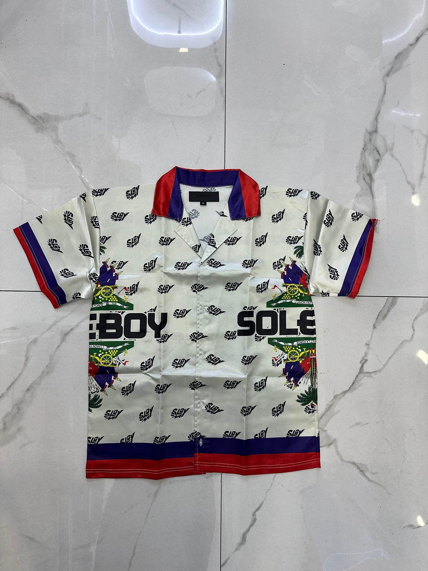 Haiti Button Up
